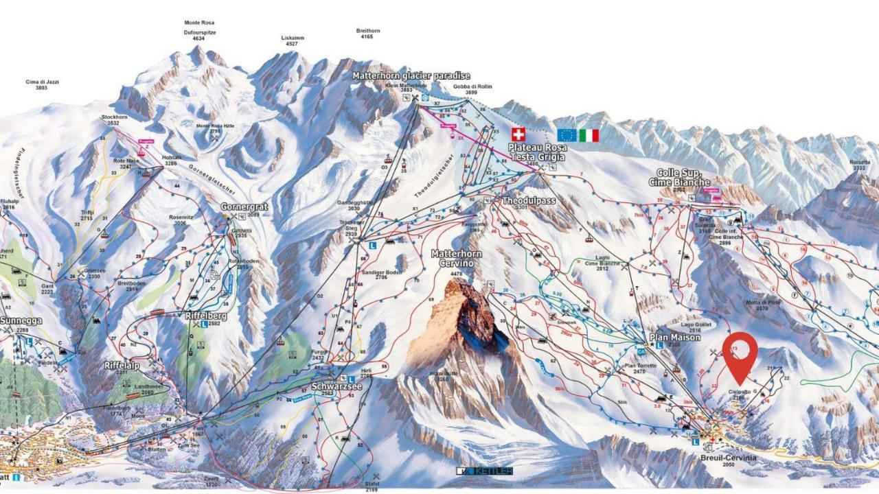 Le Petit Refuge Cervinia Apartment เบรยล์-แชร์วิเนีย ภายนอก รูปภาพ